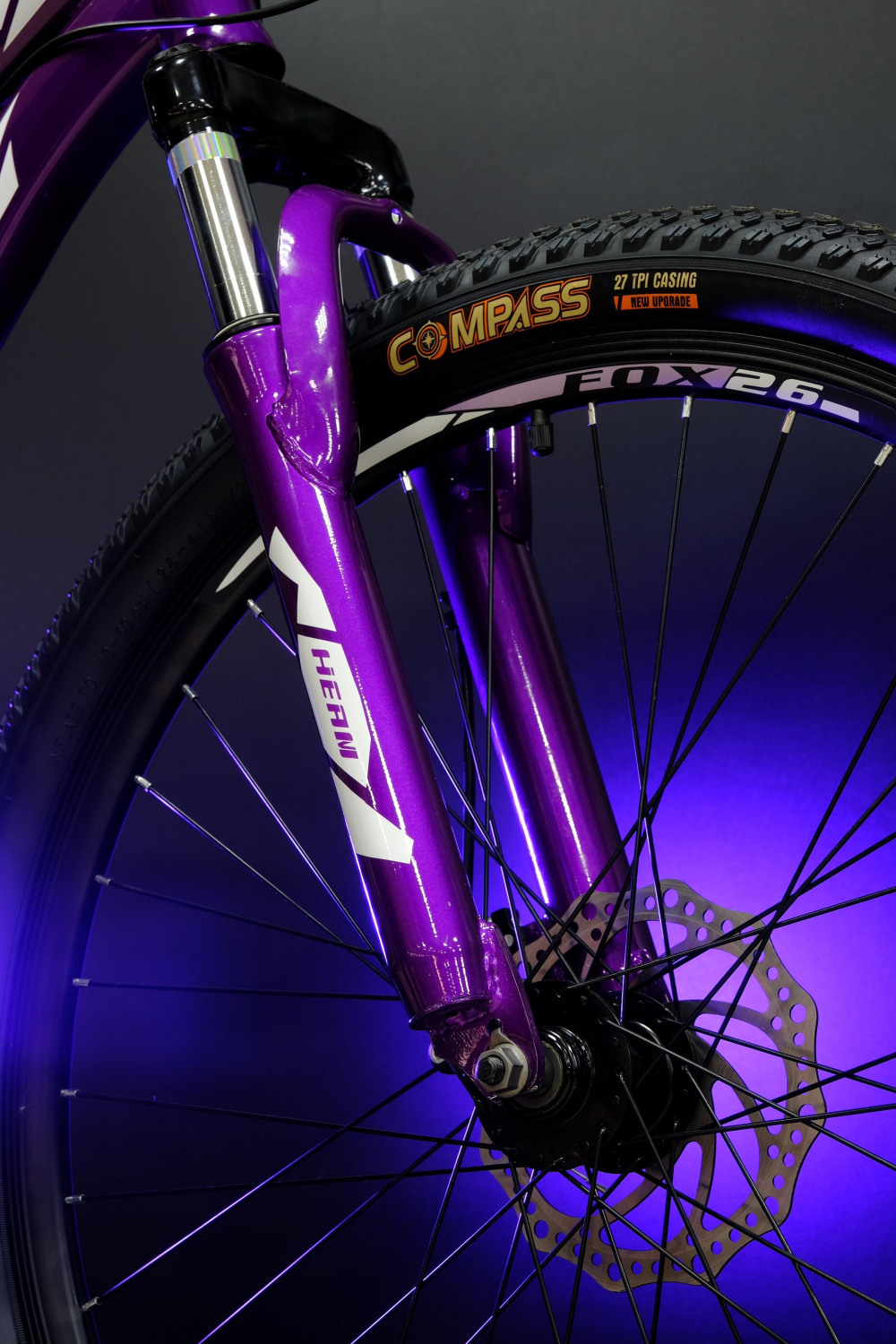 Heam FOX 26 Girl Серо/Фиолетовый рама 15 (на рост 141-160)