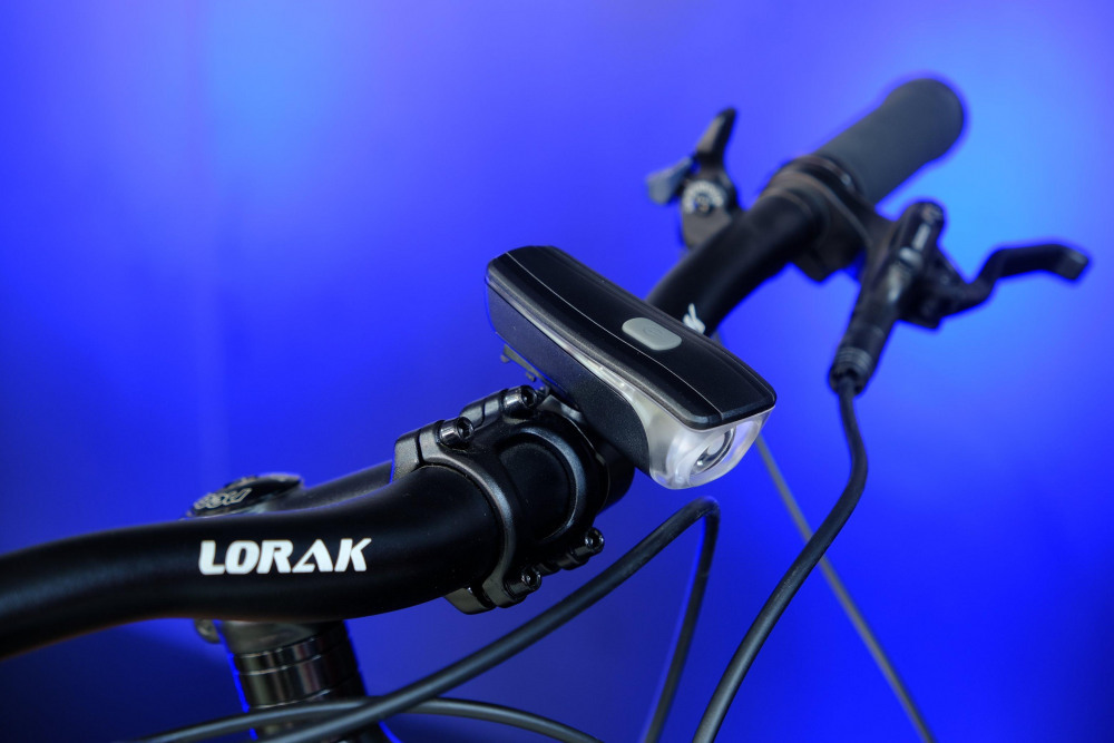 Фара передняя с USB зарядкой X-162, код 41650